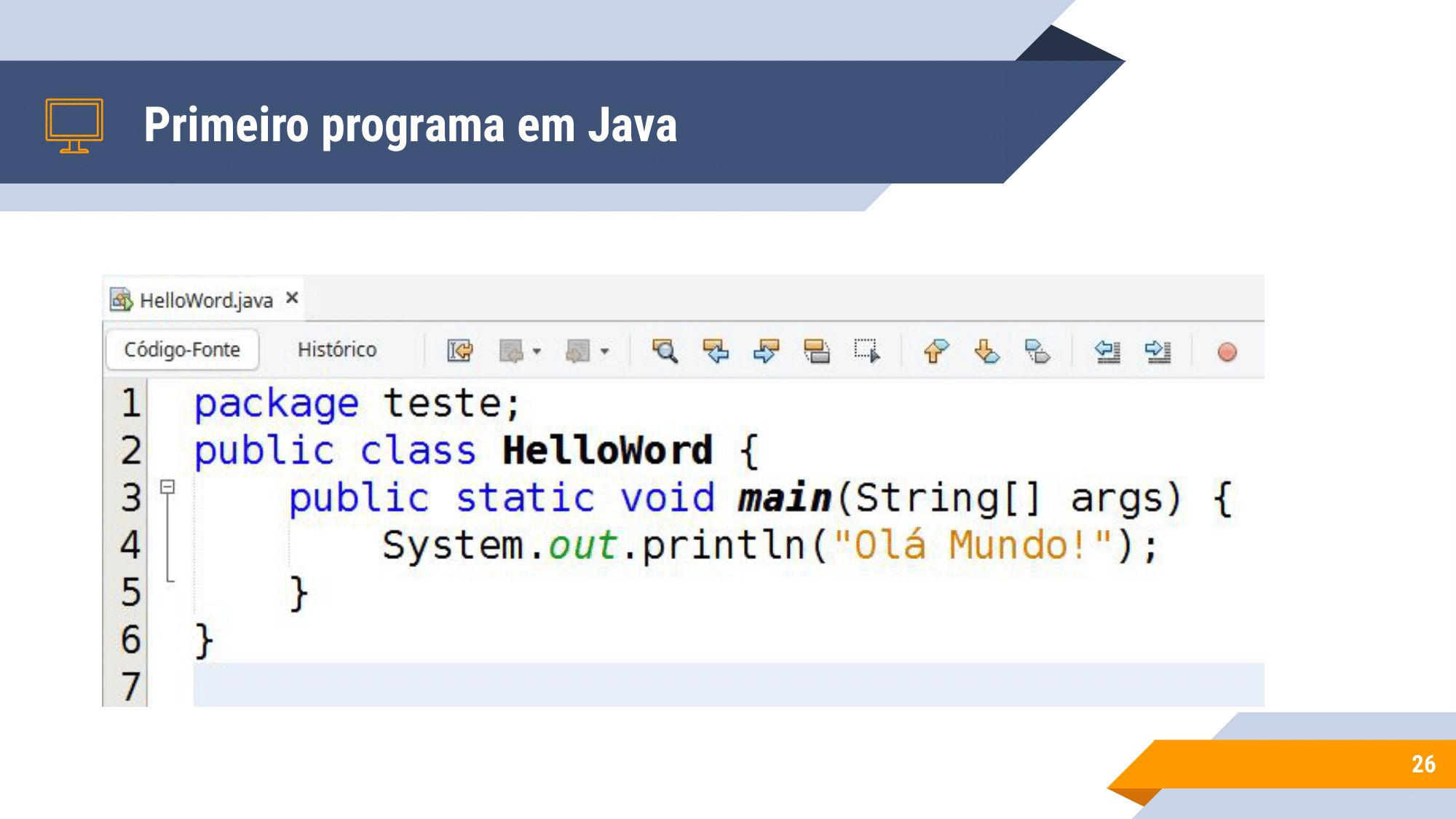 Aula 1 - introdução a OO, Instanciação, encapsulamento, modificadores de acesso, métodos de acesso-26