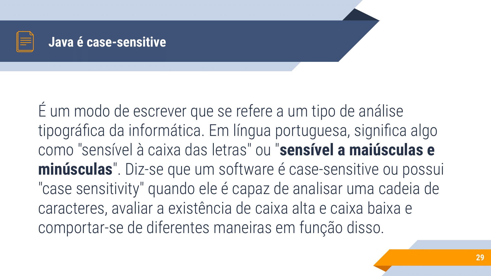 Aula 1 - introdução a OO, Instanciação, encapsulamento, modificadores de acesso, métodos de acesso-29