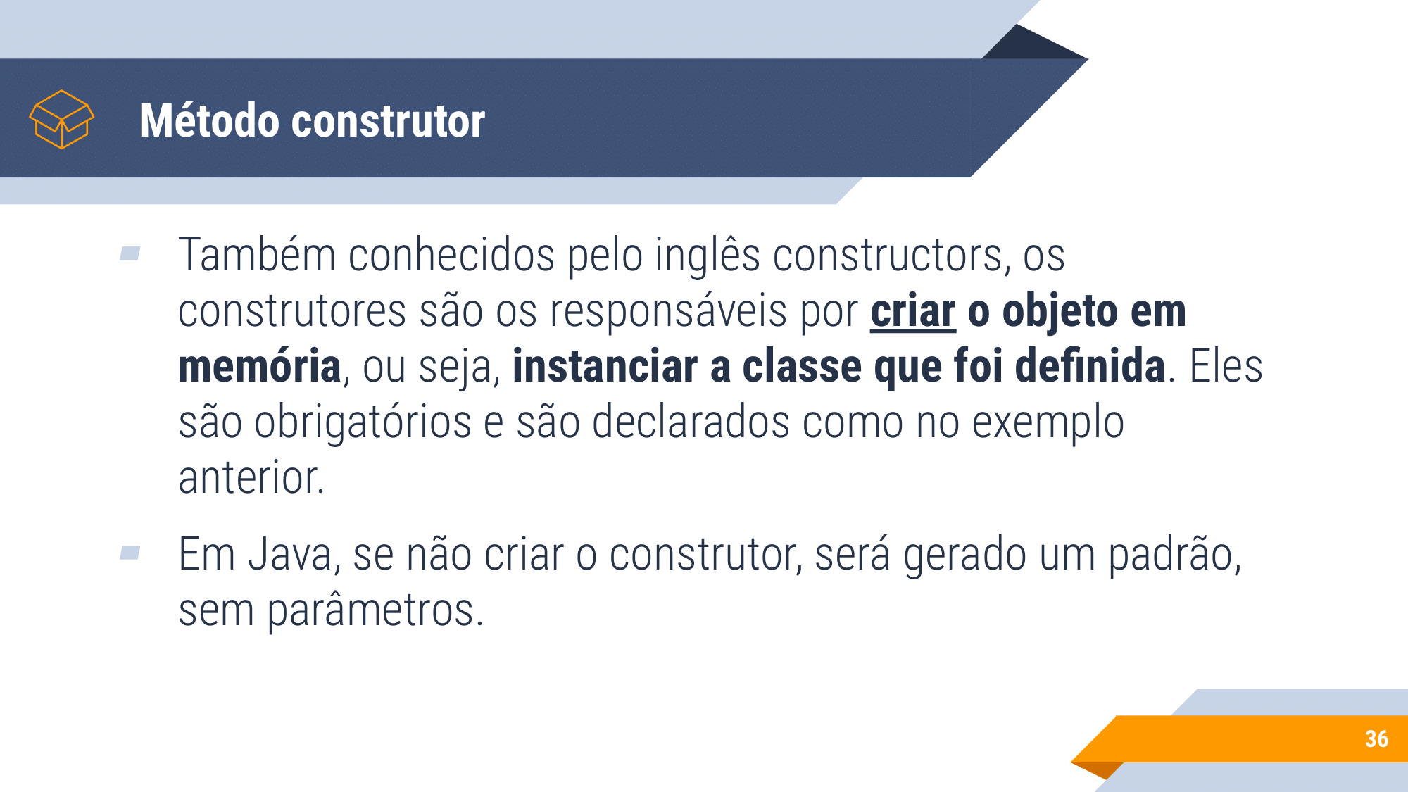 Aula 1 - introdução a OO, Instanciação, encapsulamento, modificadores de acesso, métodos de acesso-36