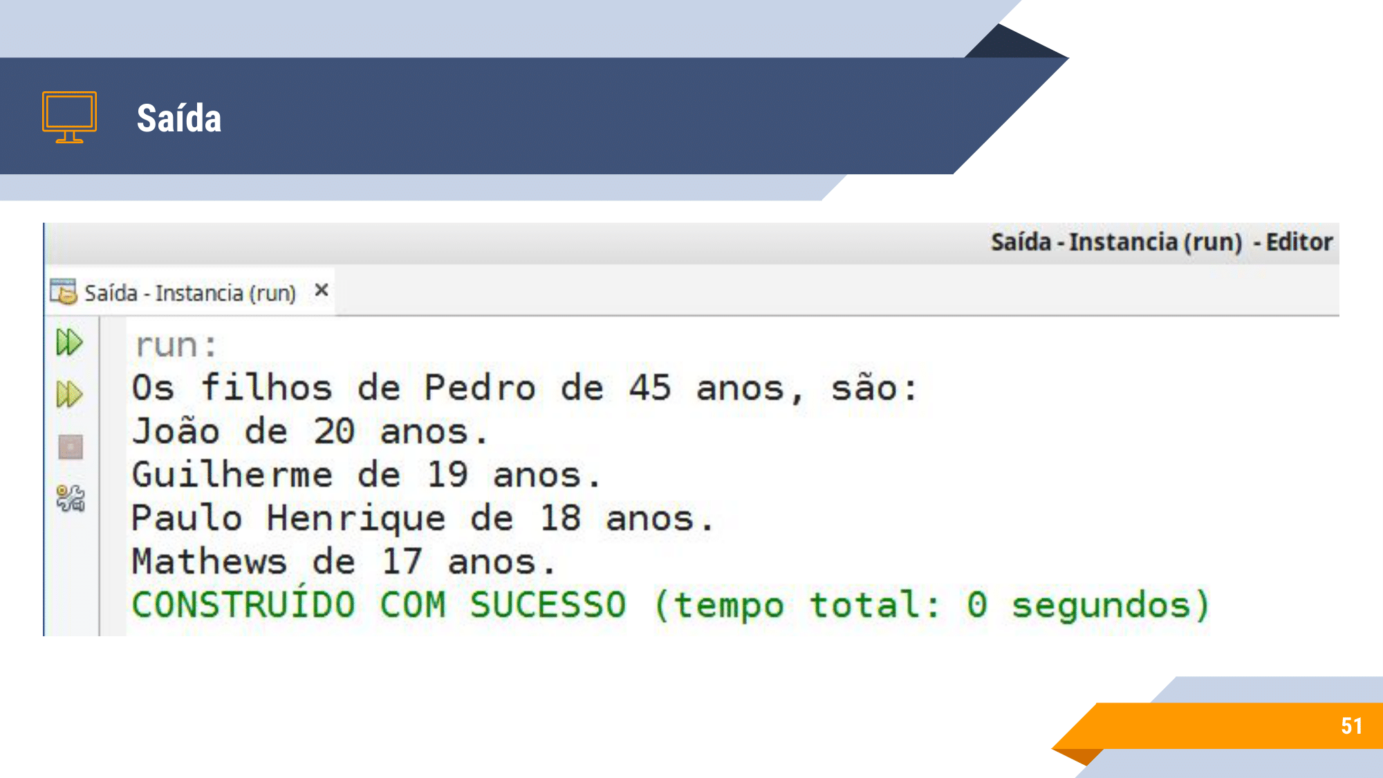 Aula 1 - introdução a OO, Instanciação, encapsulamento, modificadores de acesso, métodos de acesso-51