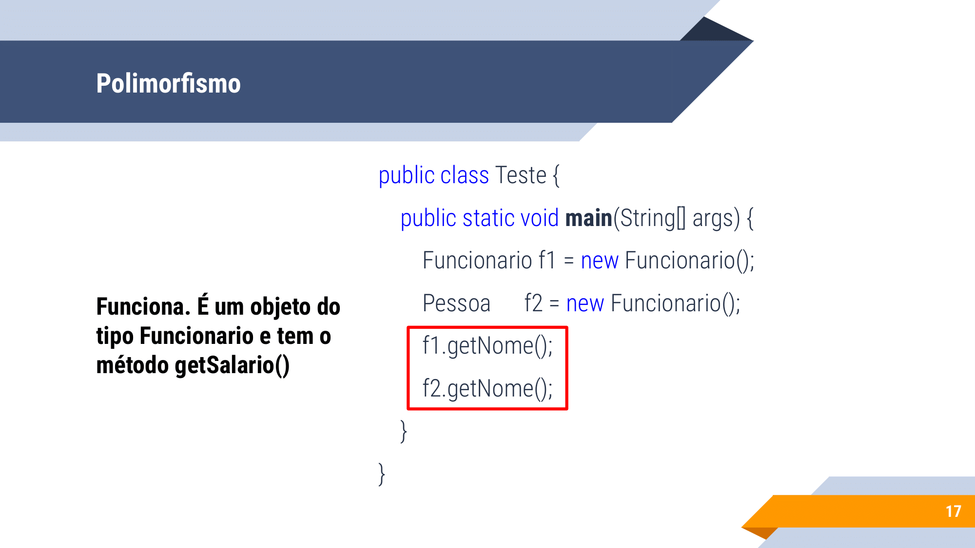 Aula 3 - Polimorfismo, Exceções e ArrayList-17