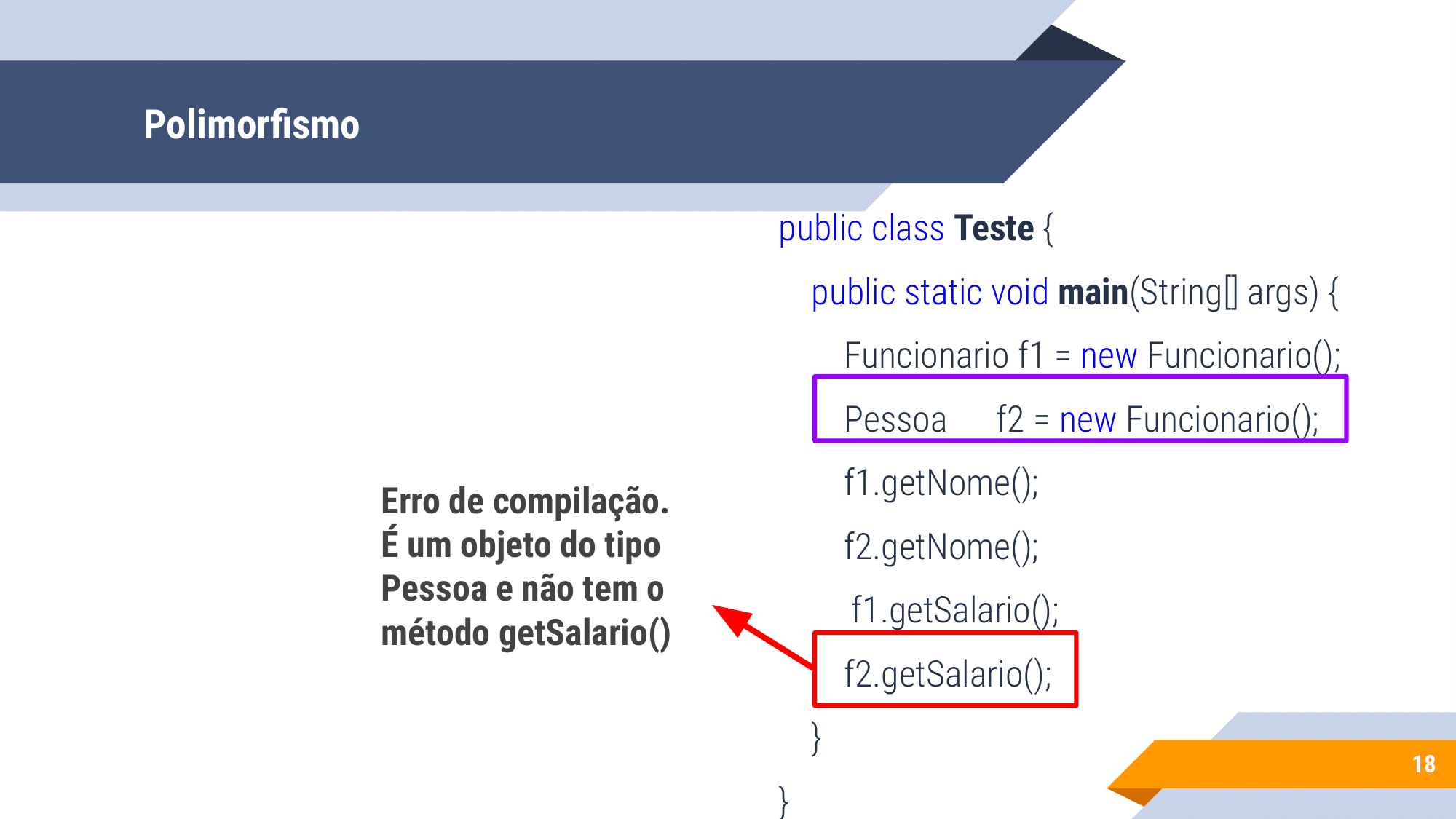 Aula 3 - Polimorfismo, Exceções e ArrayList-18