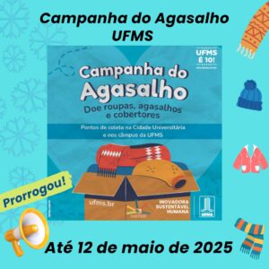 Leia mais sobre o artigo Campanha do Agasalho da UFMS é prorrogada até 12 de maio